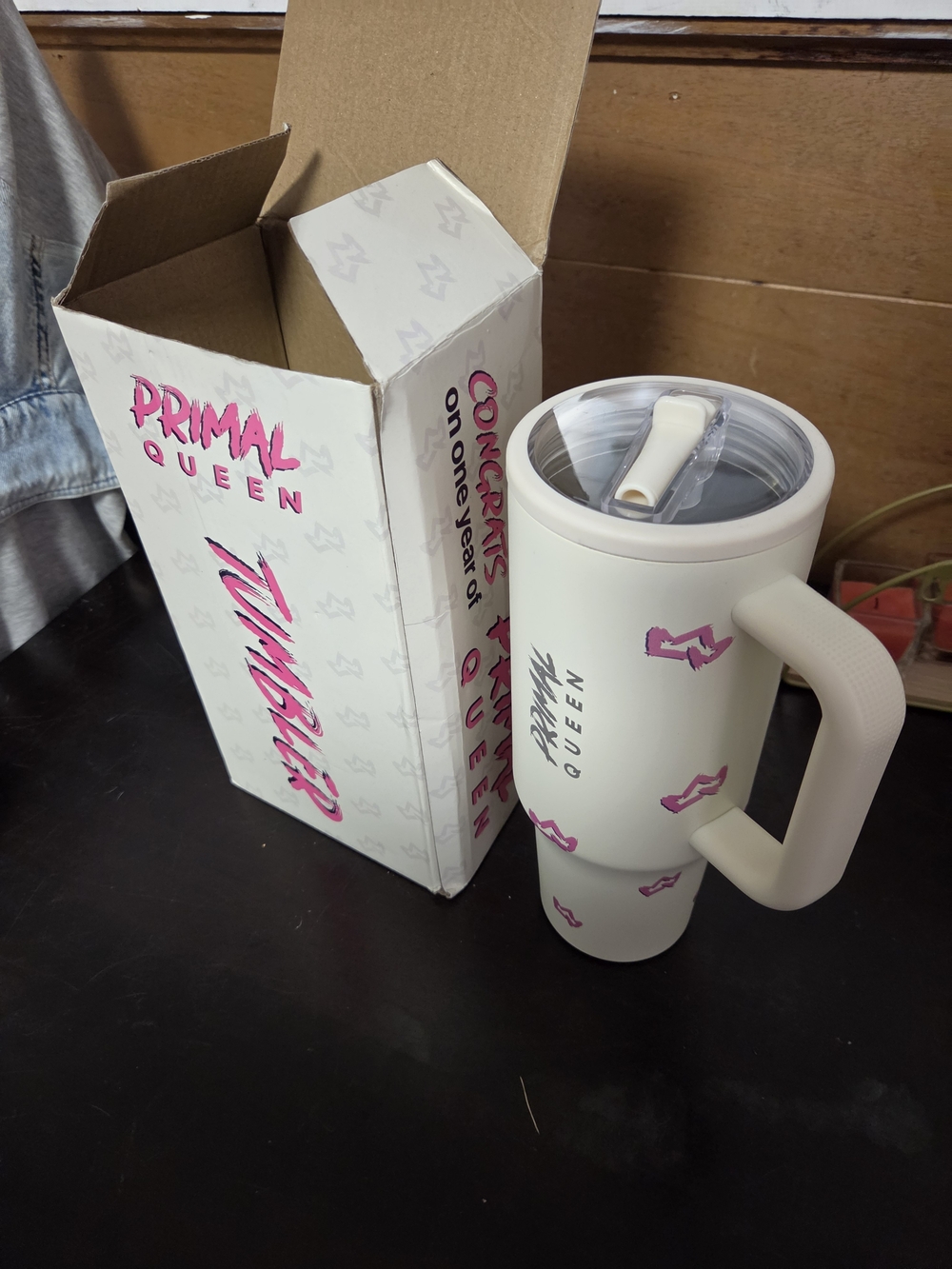 Primal Queen Tumbler Cup with Lid